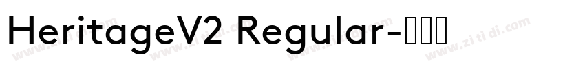 HeritageV2 Regular字体转换